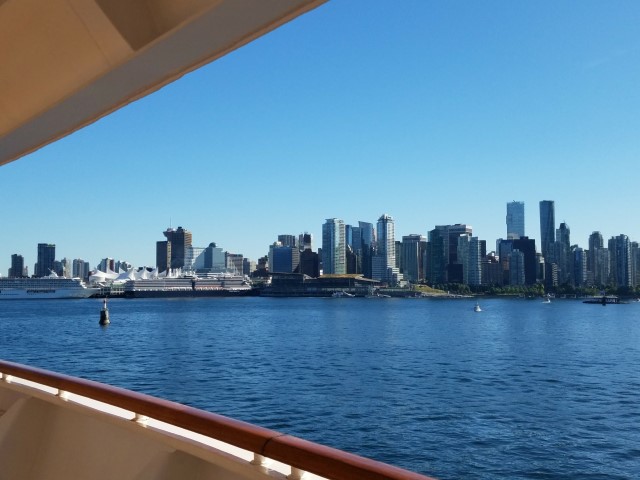 Setting sail from Vancouver
